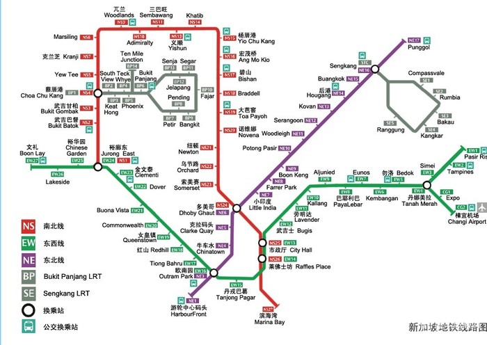 【新加坡旅游攻略】新加坡旅游地图