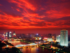 珠江夜游图片