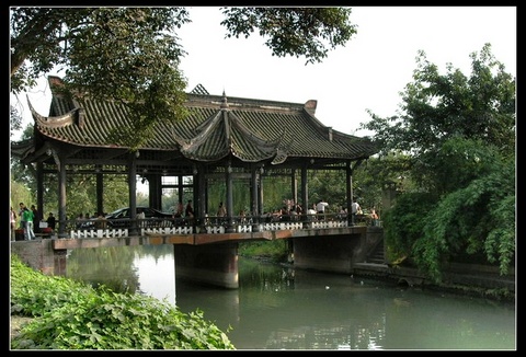 浣花溪公园图片