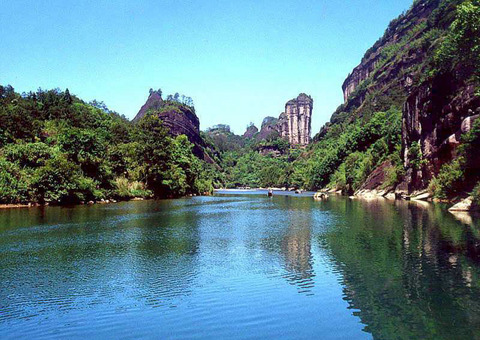 上海到(武夷山硬卧4日游)九曲漂流、登山之旅