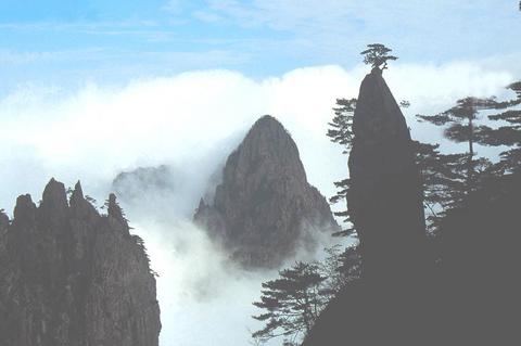 梦笔生花  安徽 黄山 梦笔生花及笔架峰