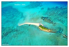 原住居民岛 空中鸟瞰Maldives居民岛2