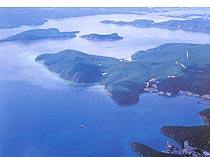 镜泊湖风景区图片