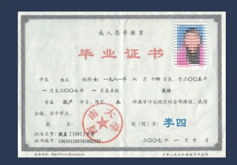 学历证复印件副本 - 6810009407的照片