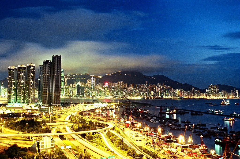 九龙半岛 九龙半岛 香港 九龙半岛-夜景