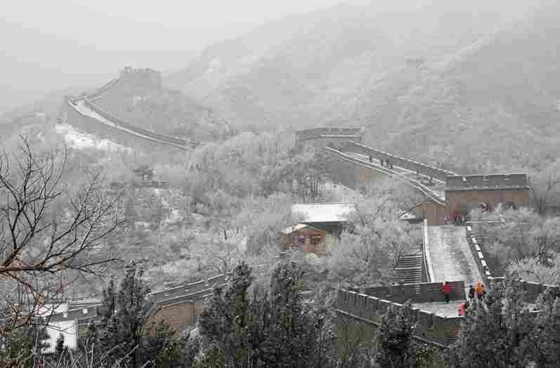 八达岭长城雪景