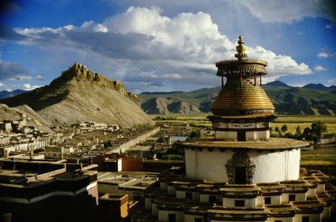 江孜白居寺图片