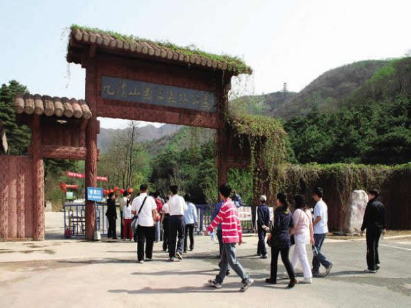 景区内林海苍茫,古洞幽蓟县九龙山度假村蓟县九龙山度假村九龙山山门