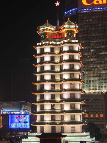 二七纪念塔图片