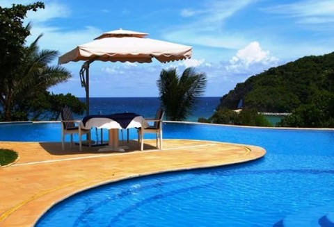 高尔夫酒店泳池 - <em>长滩</em>岛的<em>照片</em>/菲律宾/亚洲 - 