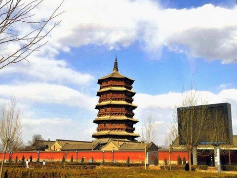 应县木塔图片