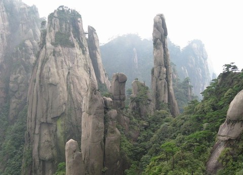 水上石林图片