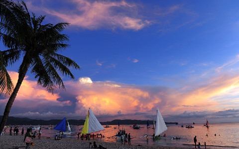 日落 - <em>长滩</em>岛的<em>照片</em>/菲律宾/亚洲 - 途牛旅游网