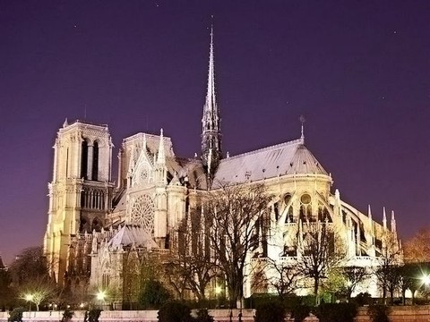 巴黎圣母院 - 巴黎圣母院的照片\/法国\/欧洲