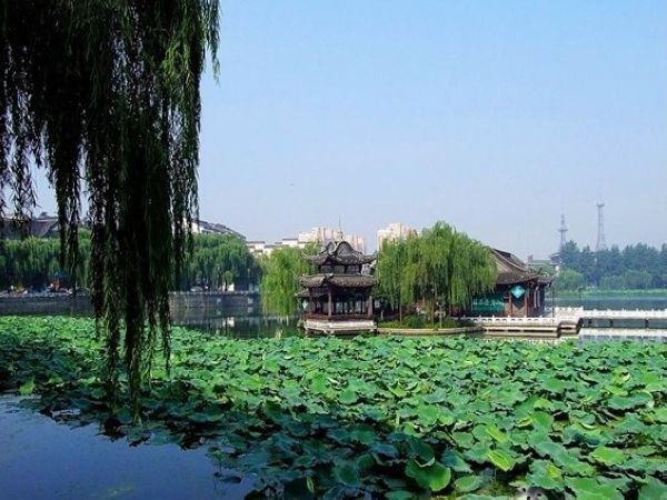 景点简介   荷花池公园  荷花池公园位于扬州荷花池路西侧,原名南池