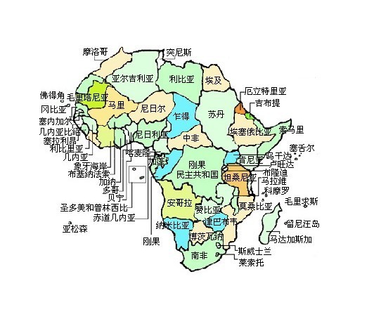 非洲地图 相关讨论