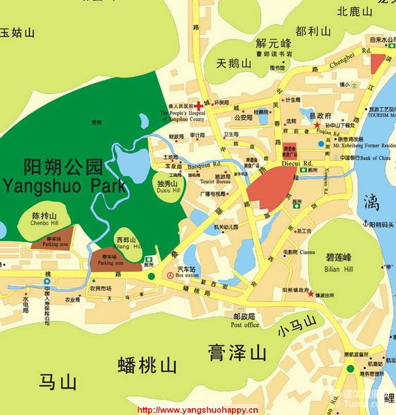 桂林公园地图图片