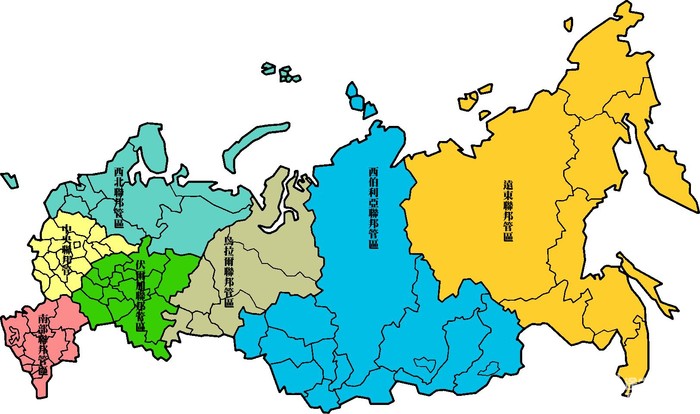 俄罗斯地图最大时全图图片