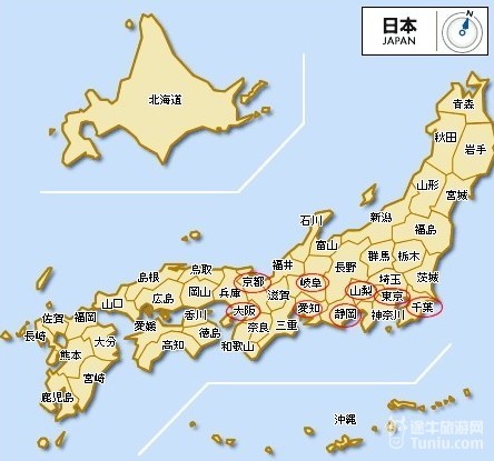 【大阪旅游攻略】大阪旅游地图