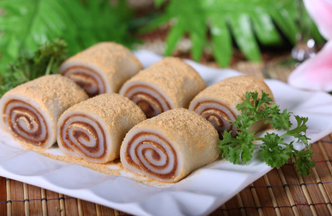 t,北京小吃 北京特产 御食园 驴打滚 500克